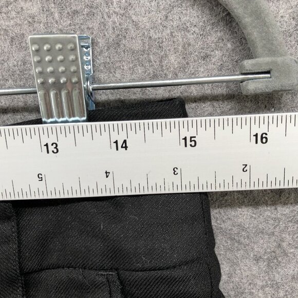 Express Linen Blend Trouser Shorts Womens Size 2 Black 3.5'' Inseam Flat Front - Picture 4 of 8